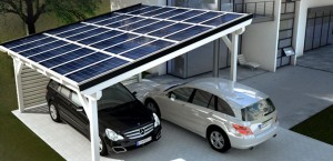 Solarcarport Doppelcarport Bausatz