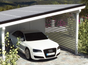 Solarcarport Einzelcarport Bausatz