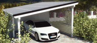 Solarcarport Einzelcarport Bausatz