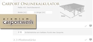 Carport Kalkulator online